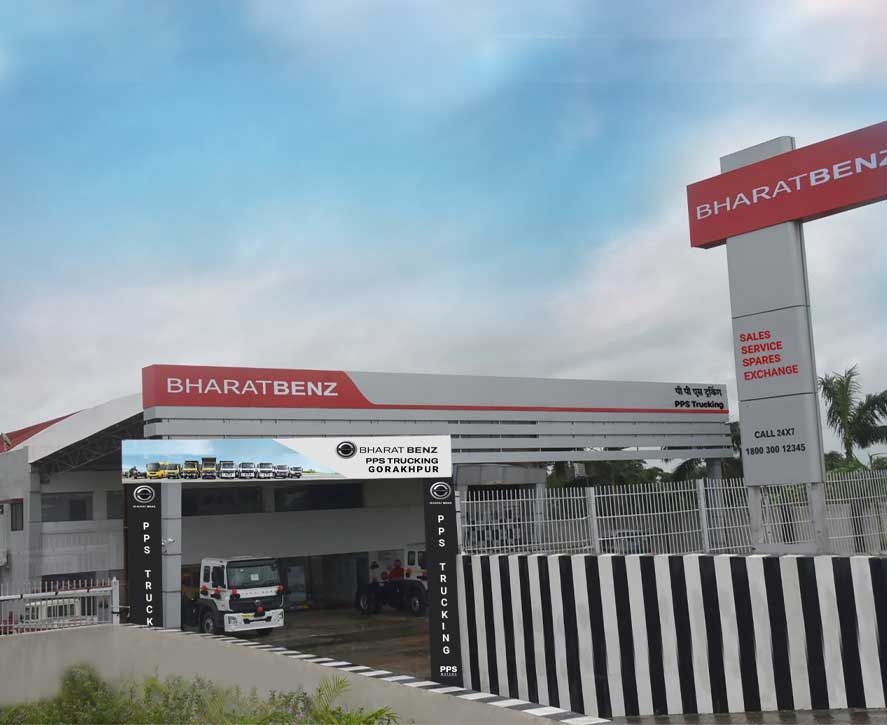 BharatBenz Expands Presence in North India with New 3S Facility in  Gorakhpur with partnership with PPS Trucking