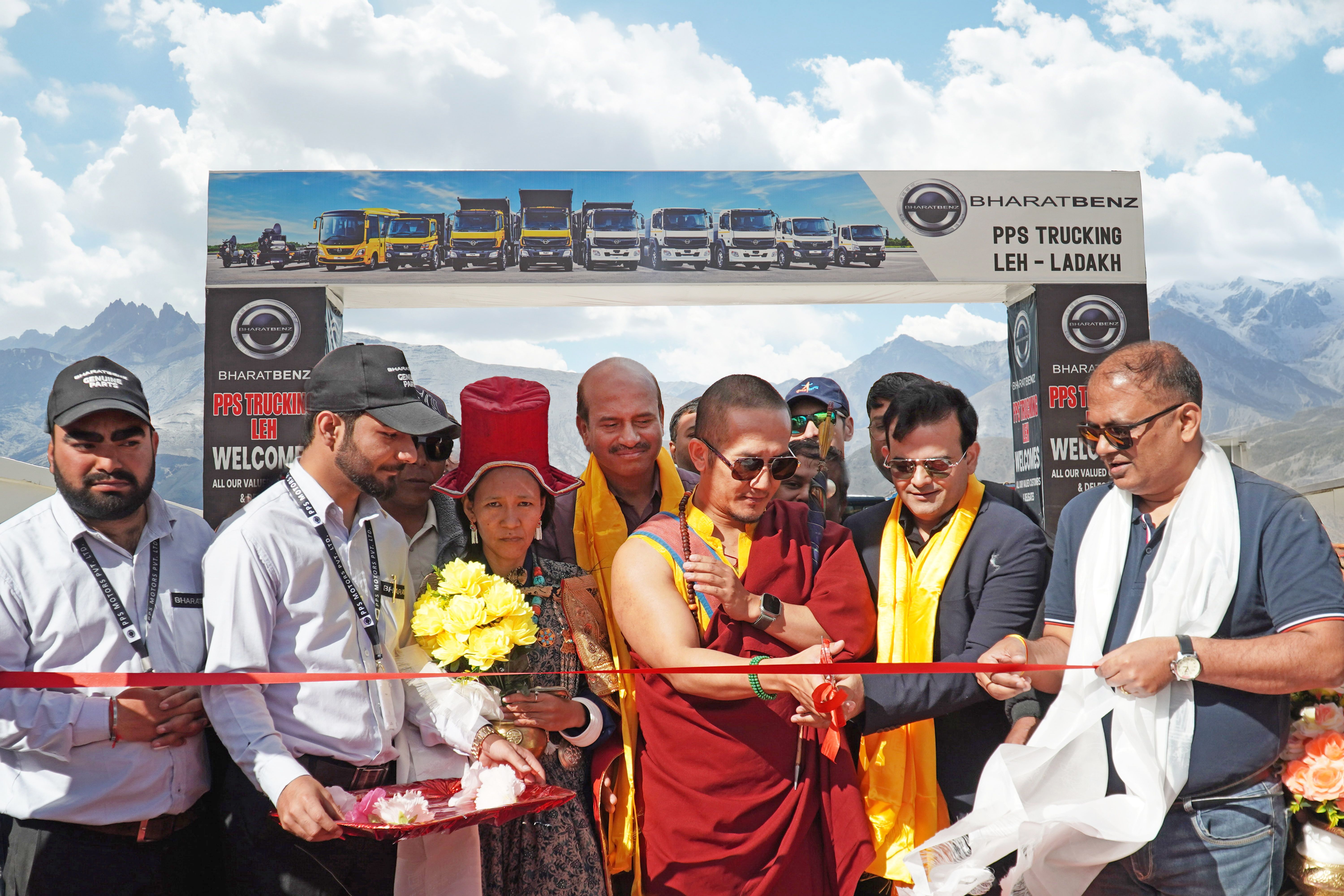 BharatBenz Inaugurates India’s Highest-Altitude Workshop at Leh-Ladakh  in Collaboration with PPS Trucking
